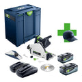 Festool TSC 55 KEB-Basic 100Y Limited Edition Scie plongeante sans fil 18 / 36 V ( 2x 18 V ) 160 mm Brushless + 2x batterie 8,0 Ah + chargeur + Systainer