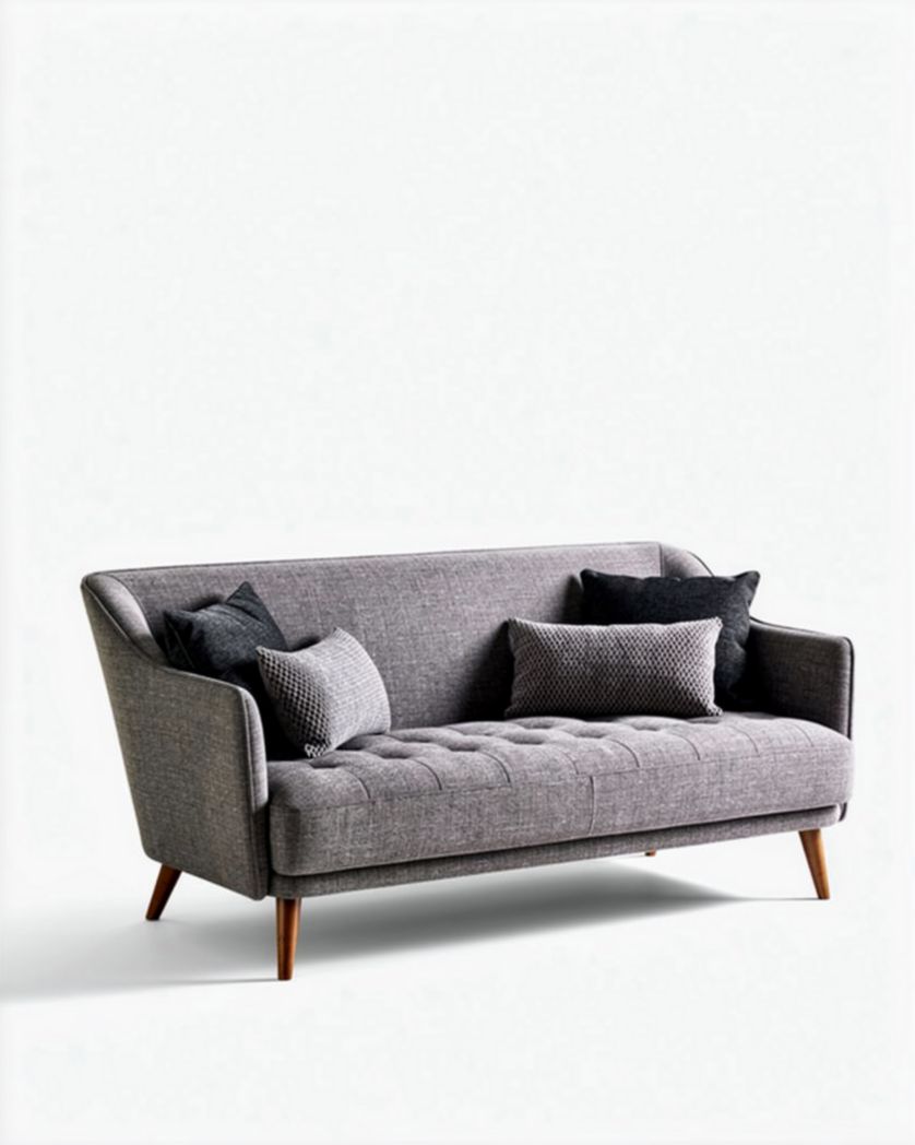 Canapé moderne pour salon en tissu - 180 x 90 x 85cm