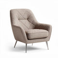 Fauteuil de salon en tissu avec rembourrage - 80 x 80 x 90cm