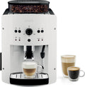 Krups Machine à café à grains, 1,7 L, 2 tasses simultanément, Nettoyage automatique, Buse vapeur pour cappuccino, Cafetière expresso, Essential black YY8125FD, Noir(Noir)