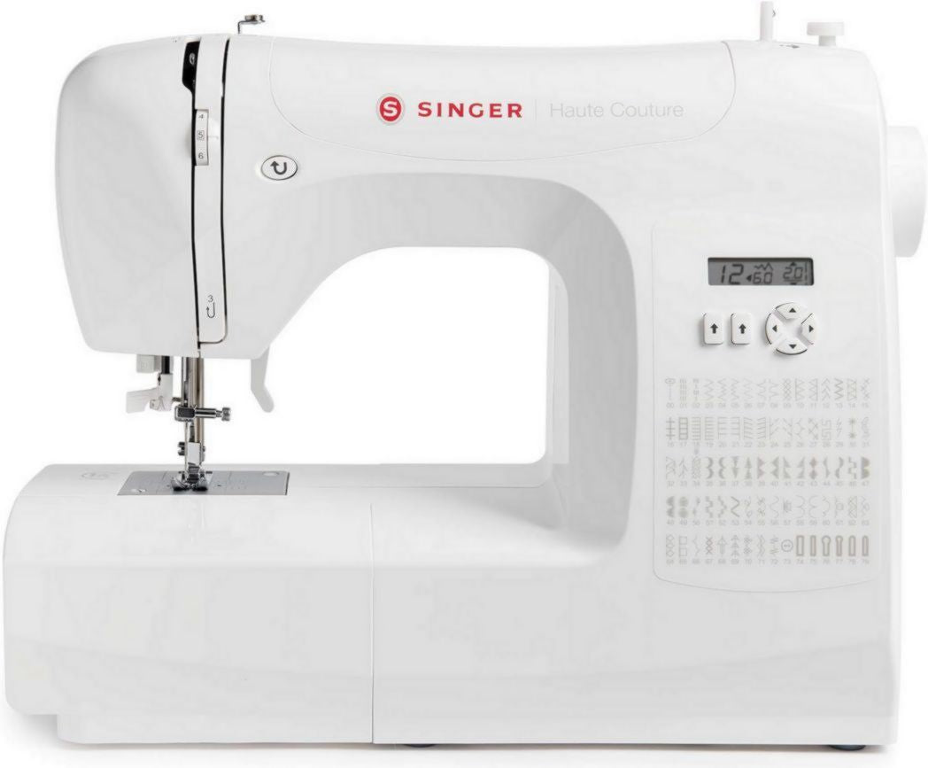Machine à coudre électronique professionnelle Singer Haute Couture F527C, 80 points, utilitaire, élastique, décorative, facile pour les débutants, portable, électrique, pour la maison
