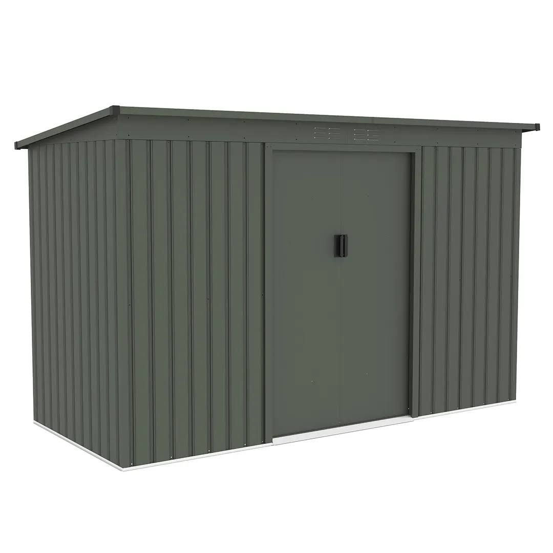 Abri de Jardin en Métal 3.6m2 Vert(Vert)