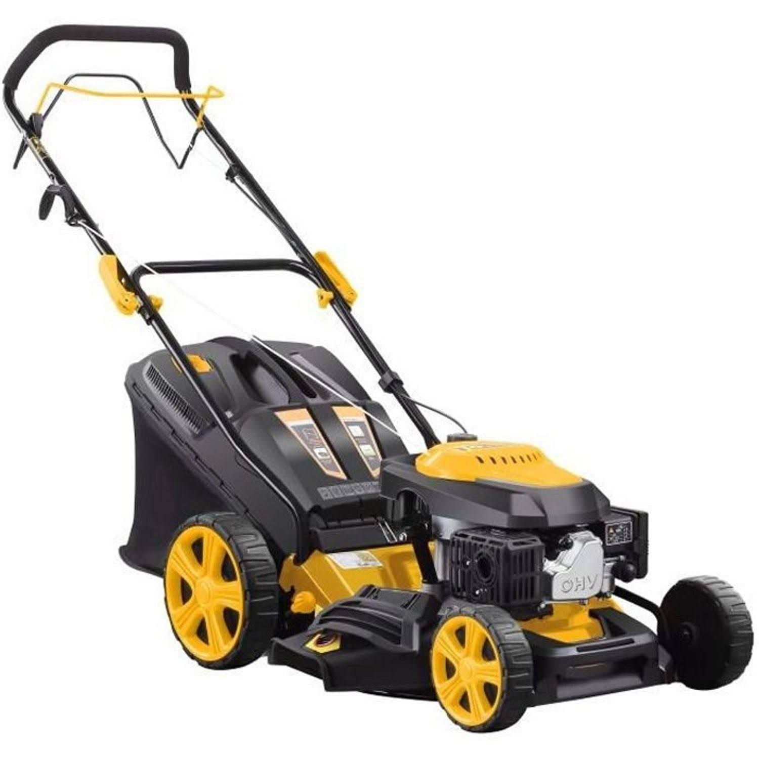 Tondeuse thermique autotractée 146cm3(Noir/Jaune)