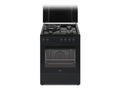 Cuisiniere mixte Continental Edison CECM60FCB 3 feux gaz + 1 électrique(Noir)