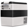 Réfrigérateur 52l de Voiture -20℃/+10℃ Mini Réfrigérateur Portable Ecran Lcd Adaptateur 69x34,5x52,5cm Noir+Gris(Default Title)