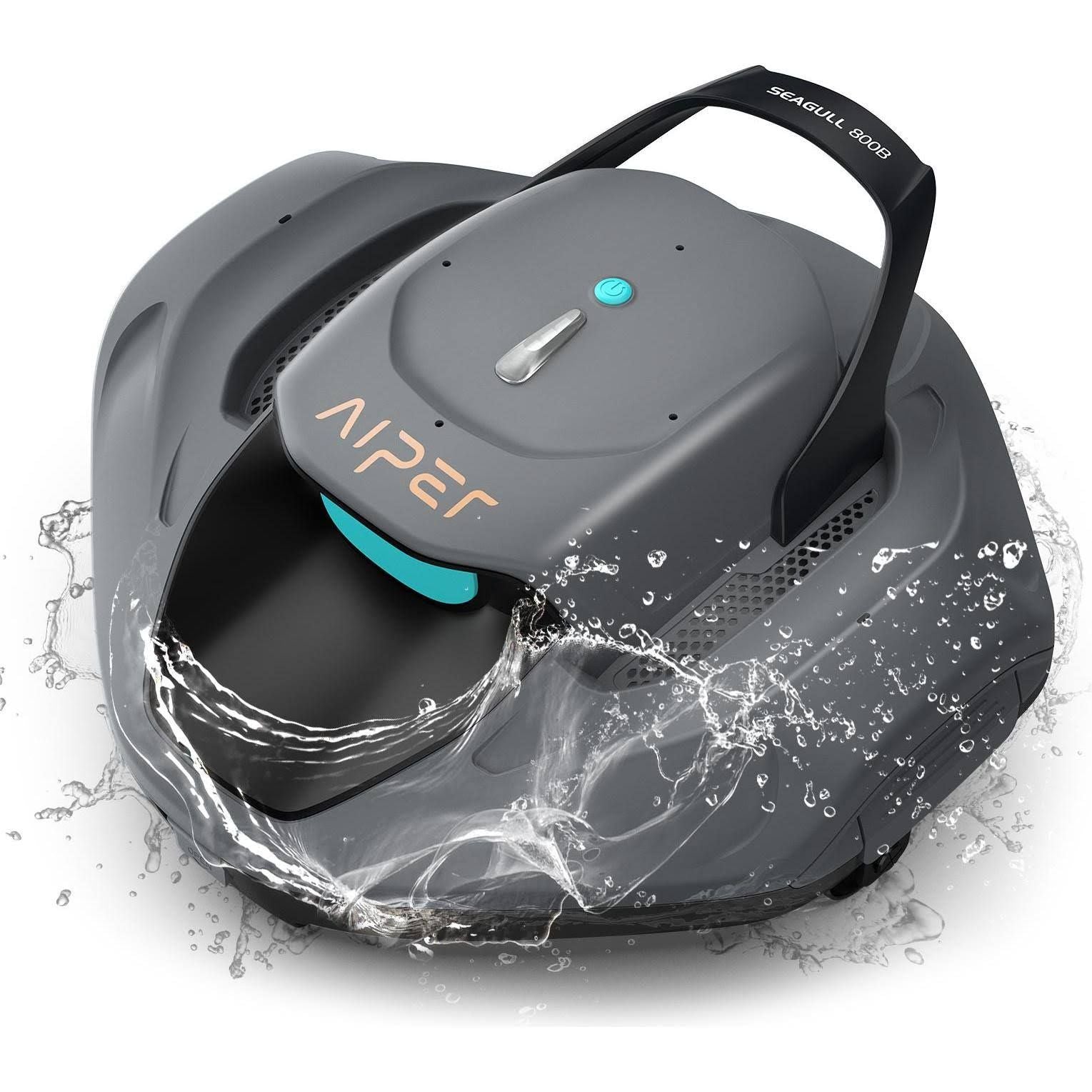 Robot de piscine sans fil Aiper Seagull 800B(Gris/Noir/Bleu)