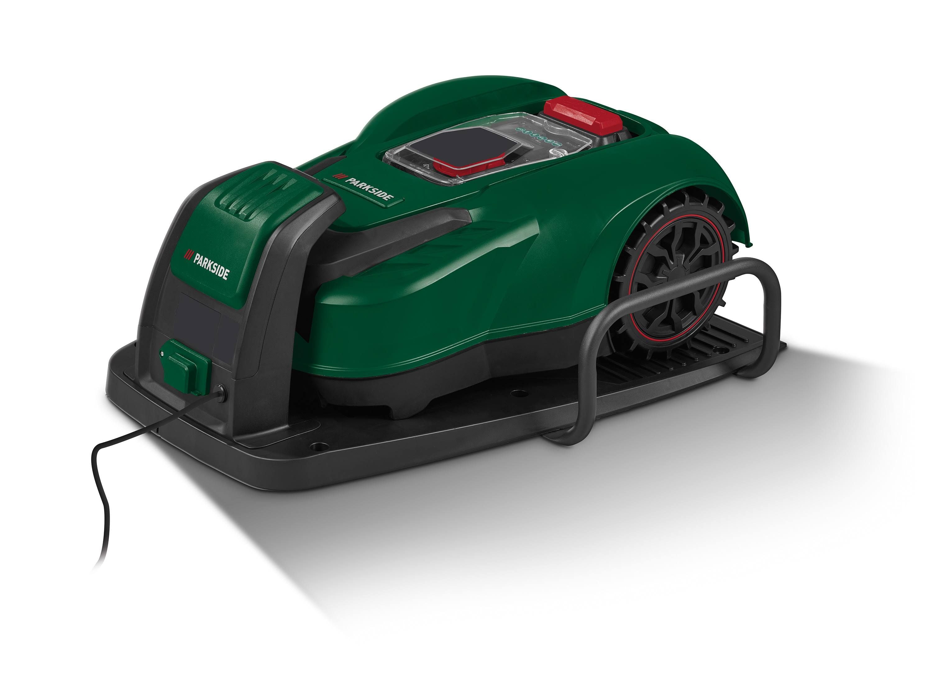 Robot tondeuse 20 V Parkside Pmra20 - Tondeuses à gazon(Vert/Noir)