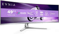 Philips Evnia 49M2C8900L - Moniteur de Jeu incurvé DQHD OLED de 49 Pouces, 144 Hertz, 0,03 ms GtG, HDR400, Ambiglow, FreeSync Prem. Pro (5120 x 1440, HDMI 2.1, DisplayPort 1.4, USB-C, hub USB) Blanc(White)
