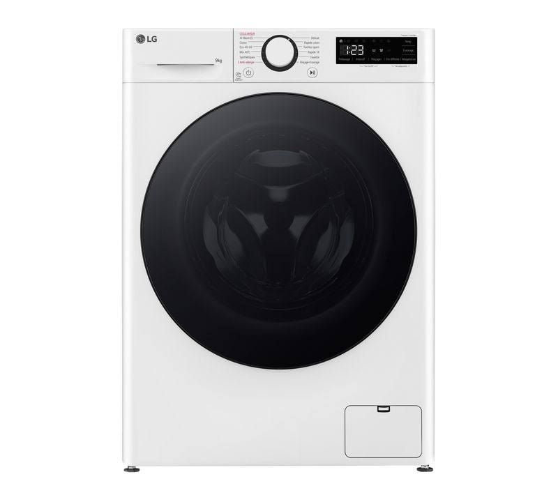 Lave-linge hublot LG F94R56WHS 9kg(Blanc/Noir)