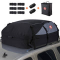 Coffre de Toit de véhicule Sac de Toit Voiture pour Voyage résistant aux intempéries (580L-Nylon 900D)(Noir/Gris)