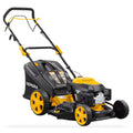 Tondeuse thermique tractée 146cm3 - Coupe 46cm - Démarrage Auto Choke(Jaune/Noir)