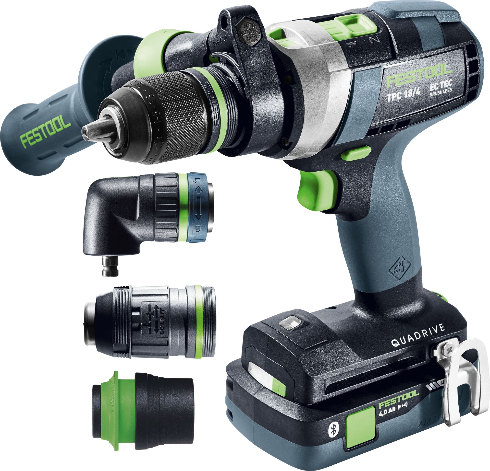 Perceuse-visseuse sans fil Festool TPC 18/4 5.0/4.0 I-Set/XL QUADRIVE (577622)(défaut)