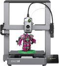 Imprimante 3D Creality Hi (A), supportant l'impression Multi-Couleurs Needs CFS, 500mm/s Vitesse maximale 95 pour cent Pré-Assemblage, Moteur XY Step-Servo et Mise à Niveau Automatique, 10.24x10.24x11.81(Gris)