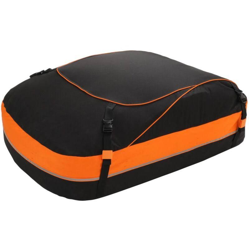 oem Coffre de toit voiture 425l Imperméable 105x90x45cm Sac à Bagages Résistant aux Intempéries(Noir/Orange)